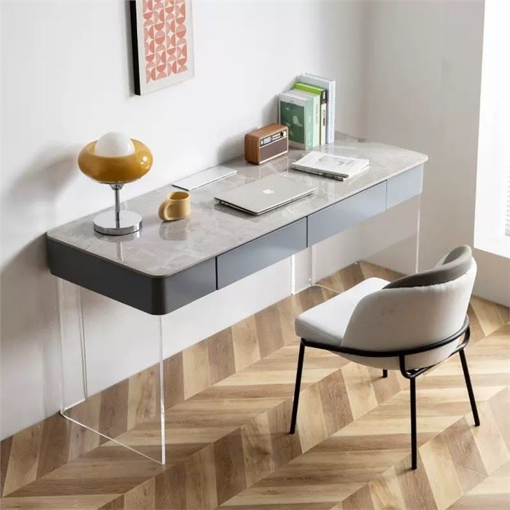 China Customized Lucite Clear Acrylic Console Table Manufacturers