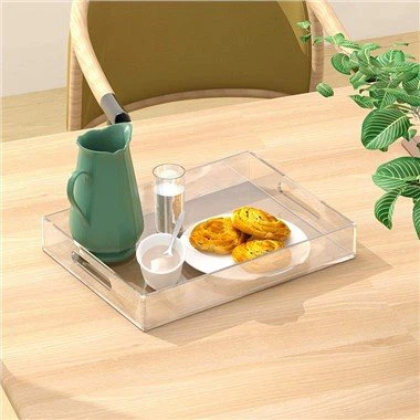 Clear Acrylic Tray With Handles