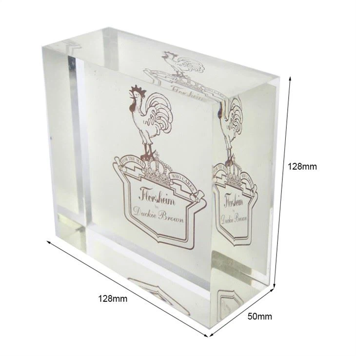 Small Clear Acrylic Block